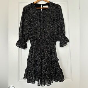 Mustard Seed Ruffle Mini Dress